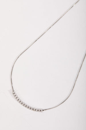 Carraig Donn Silver Beaded Necklace