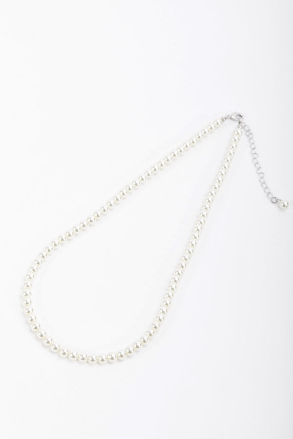 Carraig Donn Silver Clasp Pearl Necklace