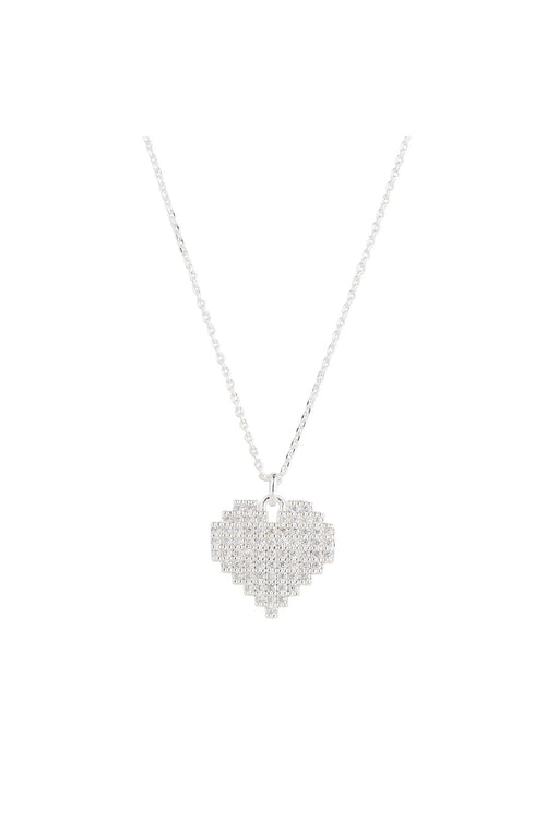 Carraig Donn Silver Cut Out Heart Pendant