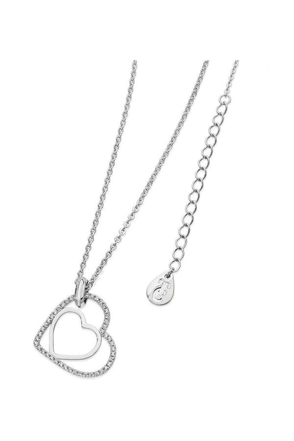 Carraig Donn Silver Floating Heart Pendant