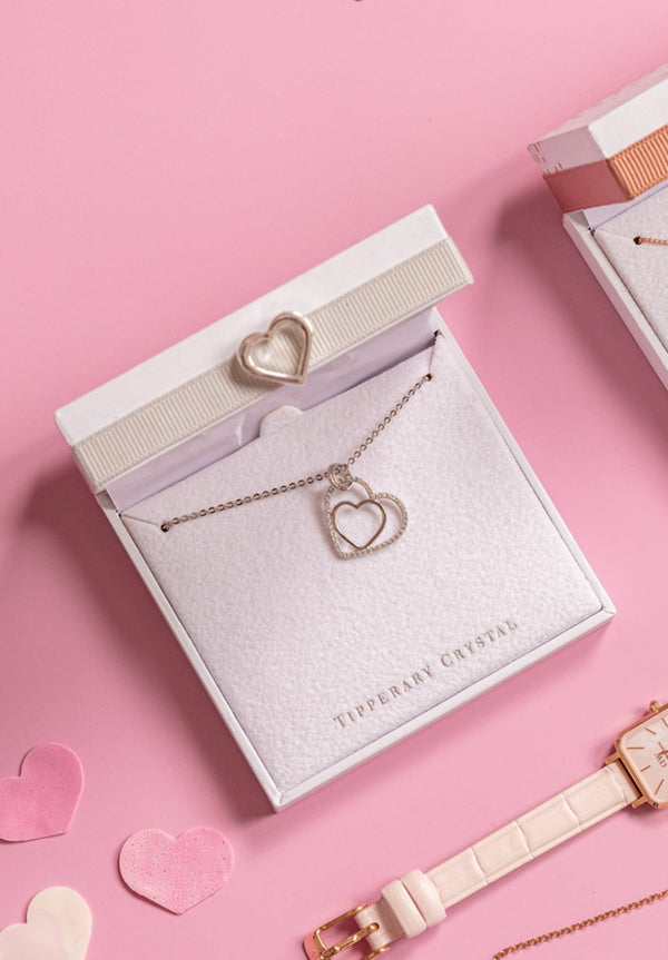 Carraig Donn Silver Floating Heart Pendant
