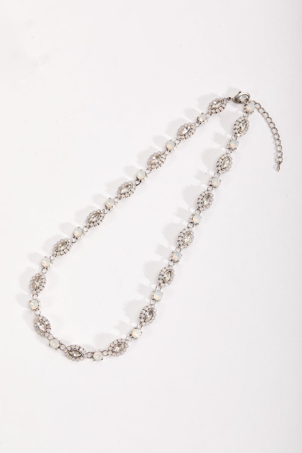 Carraig Donn Silver Opal Necklace