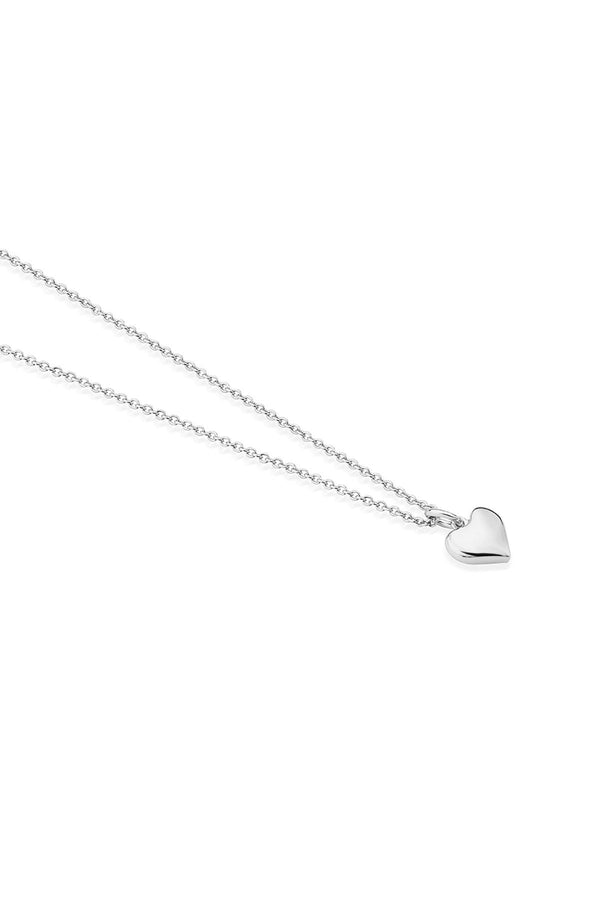 Carraig Donn Silver Plated chain with Heart Pendant