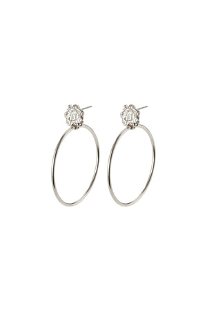 Carraig Donn Silver Plated Hoop Earrings