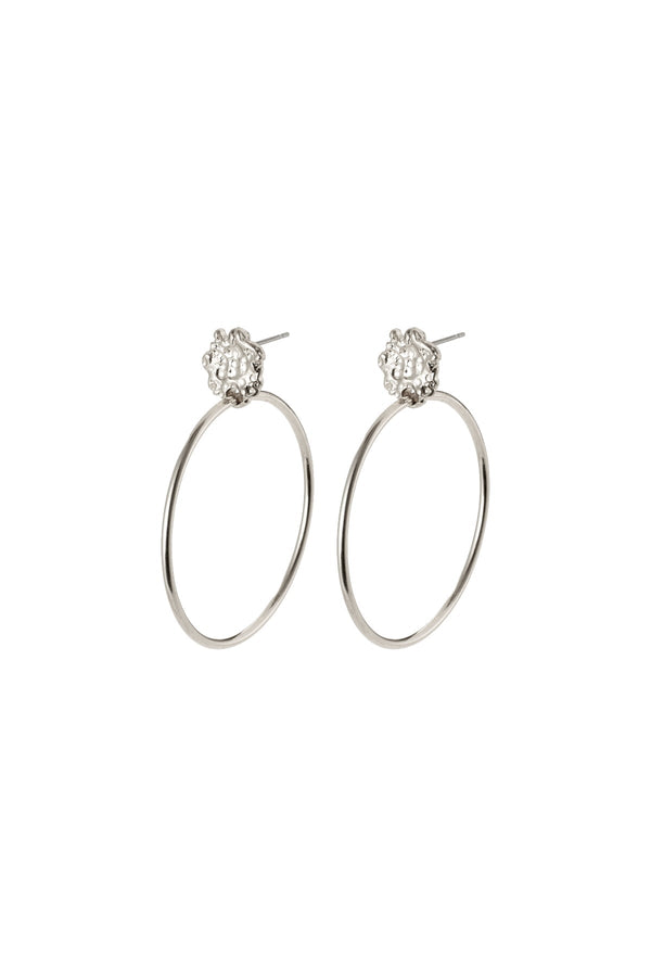 Carraig Donn Silver Plated Hoop Earrings