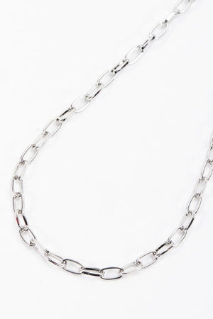 Carraig Donn Silver Tone T-Bar Necklace