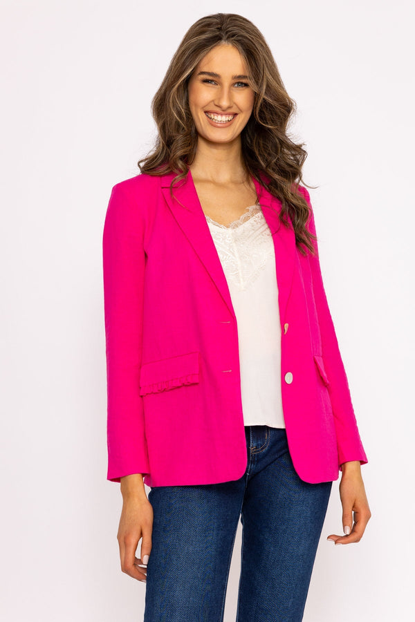 Carraig Donn Simana Classic Blazer in Pink