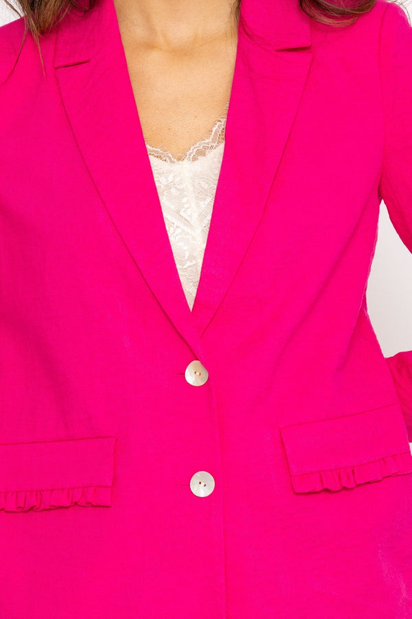 Carraig Donn Simana Classic Blazer in Pink