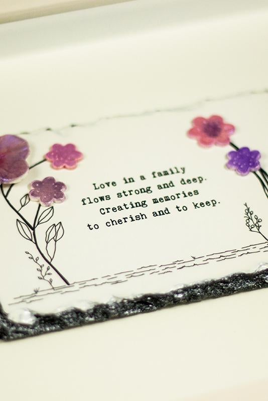 Carraig Donn Slatecraft Art - Cherished Memories