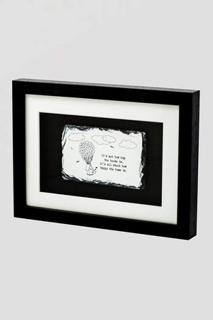 Carraig Donn Slatecraft Art- How Happy The Home Is
