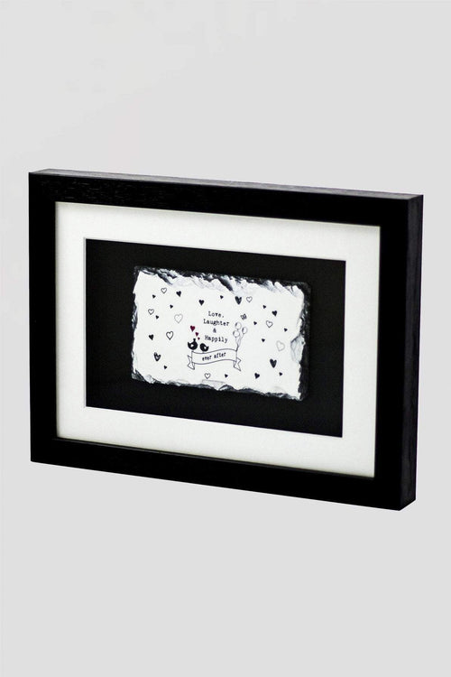 Slatecraft Art - Love, Laugher & Happily Ever After