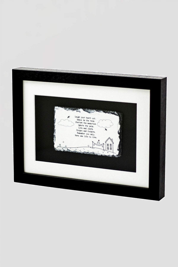 Carraig Donn Slatecraft Art- One Life To Live