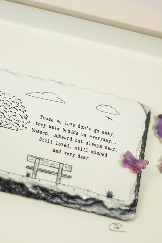 Carraig Donn Slatecraft Art- Still Loved, Still Missed