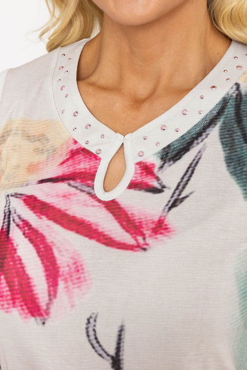 Carraig Donn Sleeveless Top in Multi Print