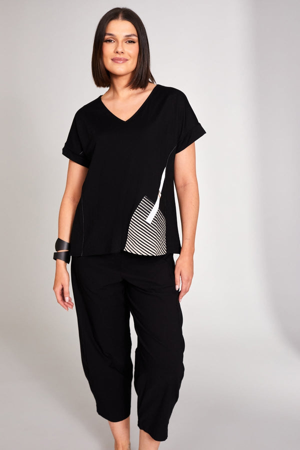 Carraig Donn Slouch Trousers in Black