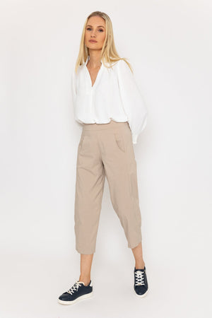 Carraig Donn Slouch Trousers in Sand