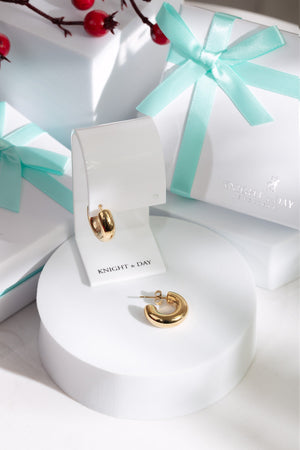 Carraig Donn Small Chunky Hoops 20mm