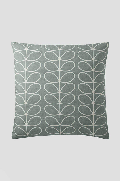 Small Linear Stem Duck Egg 50x50cm Cushion