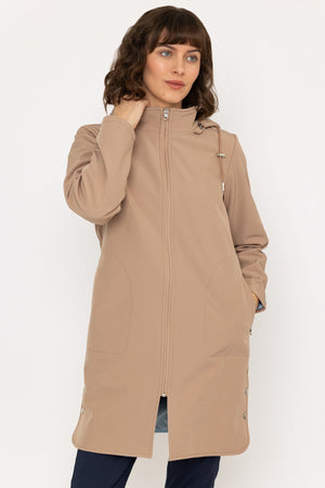 Carraig Donn Soft Shell Jacket in Taupe