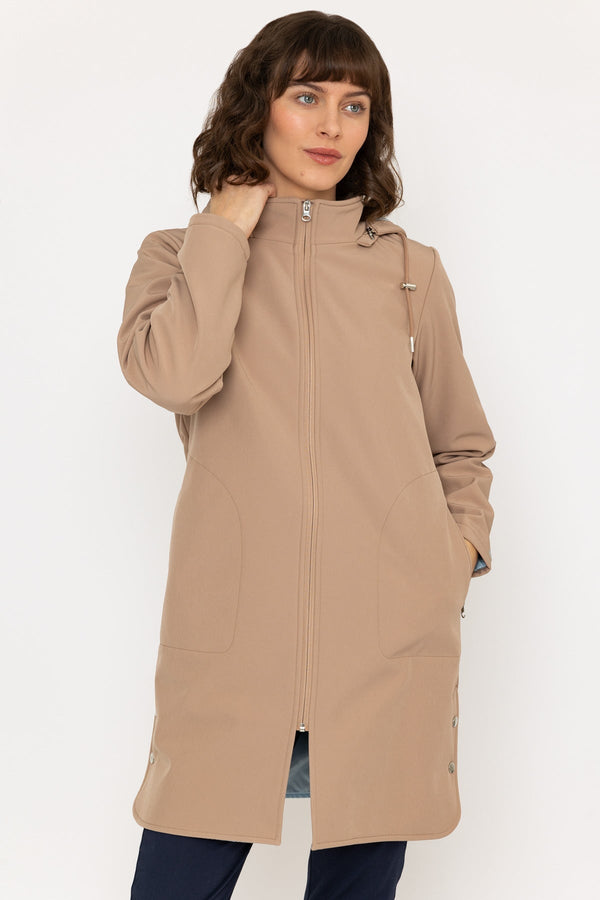 Carraig Donn Soft Shell Jacket in Taupe