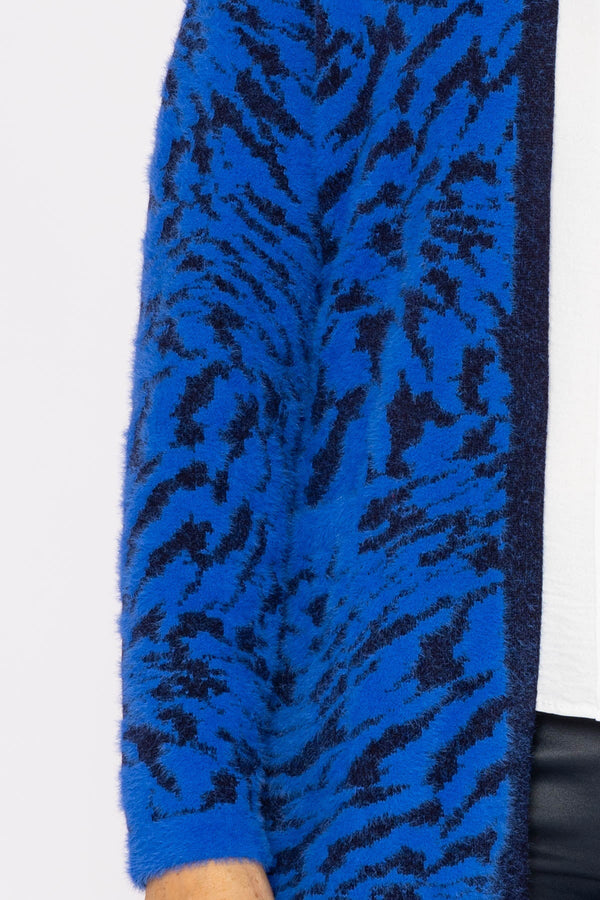 Carraig Donn Soft Touch Cardigan in Blue
