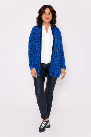 Carraig Donn Soft Touch Cardigan in Blue