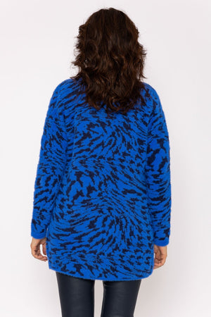 Carraig Donn Soft Touch Cardigan in Blue