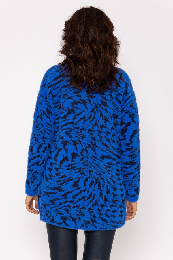 Carraig Donn Soft Touch Cardigan in Blue