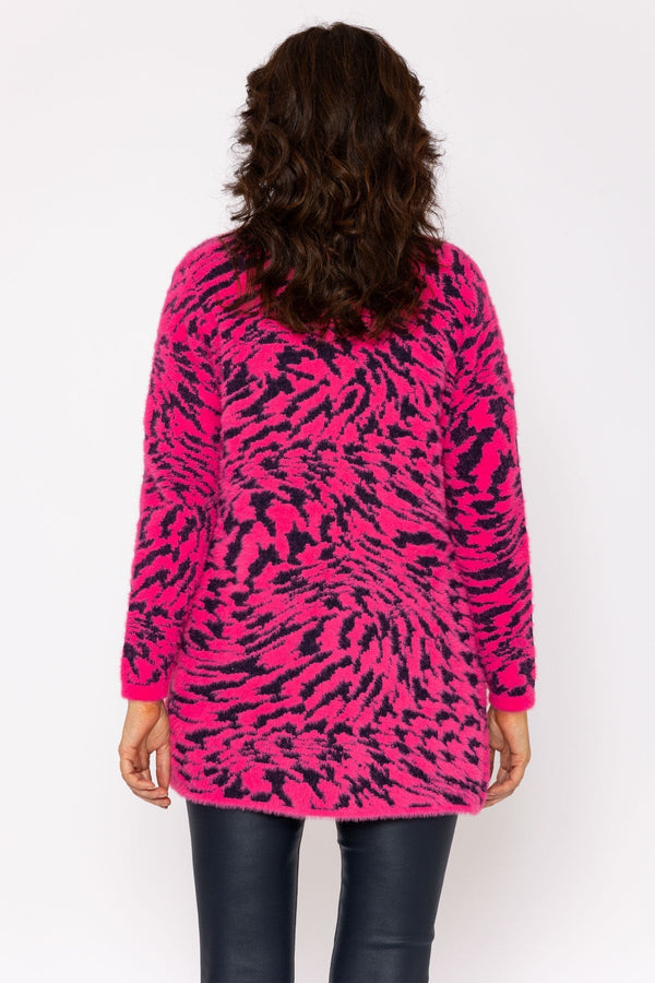 Carraig Donn Soft Touch Cardigan in Pink