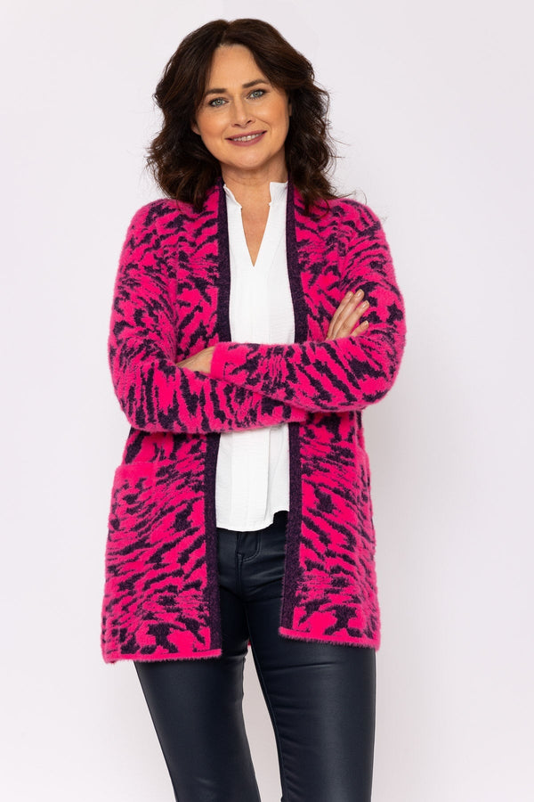 Carraig Donn Soft Touch Cardigan in Pink