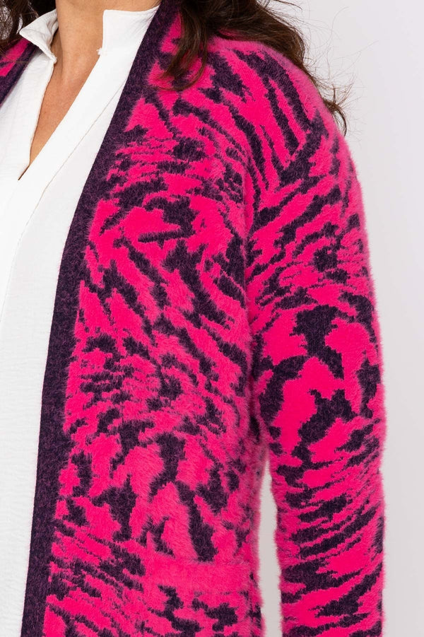 Carraig Donn Soft Touch Cardigan in Pink