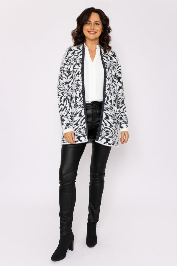 Carraig Donn Soft Touch Cardigan in White