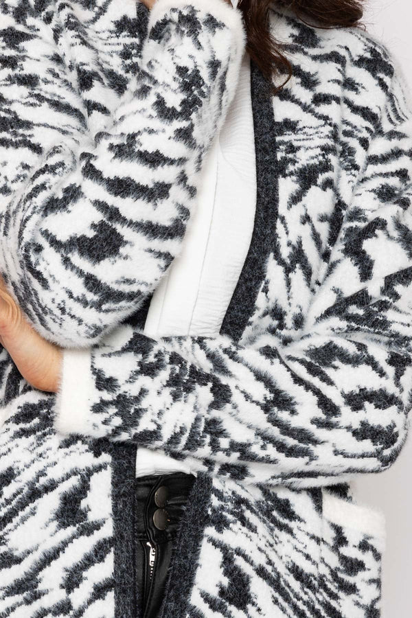 Carraig Donn Soft Touch Cardigan in White