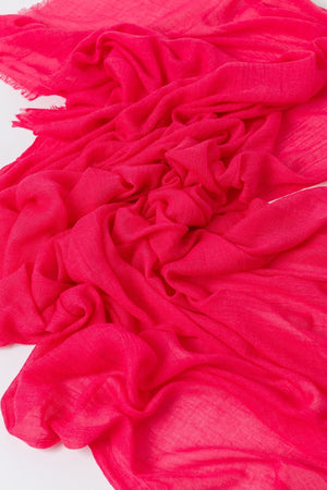 Carraig Donn Soft Touch Scarf in Fuchsia