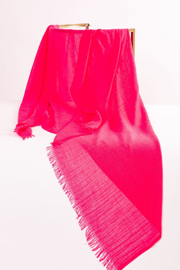 Carraig Donn Soft Touch Scarf in Fuchsia