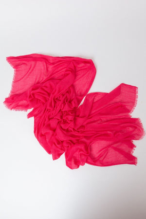 Carraig Donn Soft Touch Scarf in Fuchsia