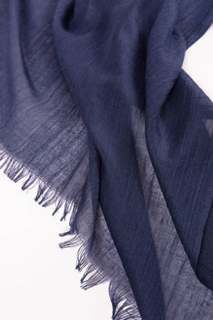 Carraig Donn Soft Touch Scarf in Navy