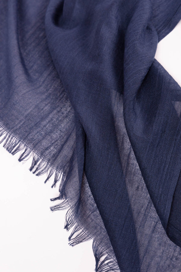 Carraig Donn Soft Touch Scarf in Navy