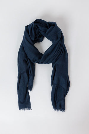 Carraig Donn Soft Touch Scarf in Navy