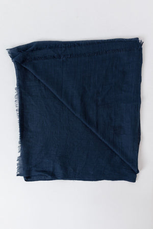 Carraig Donn Soft Touch Scarf in Navy