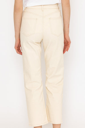 Carraig Donn Solange Cream Straight Leg Jeans