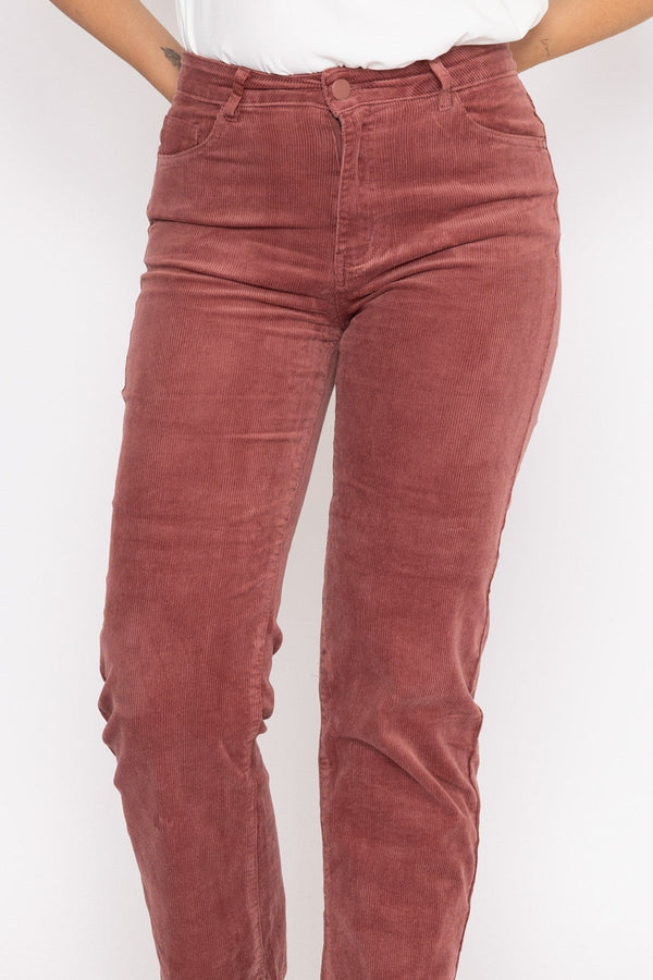 Carraig Donn Solange Velvet Pants in Pink