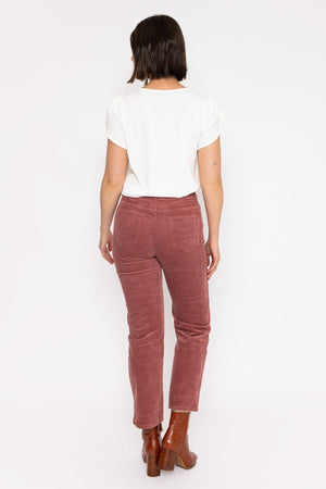 Carraig Donn Solange Velvet Pants in Pink