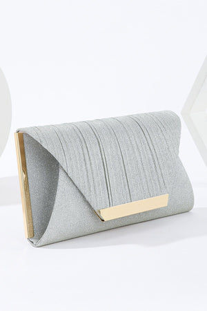 Carraig Donn Sparkly Envelope Clutch in Silver