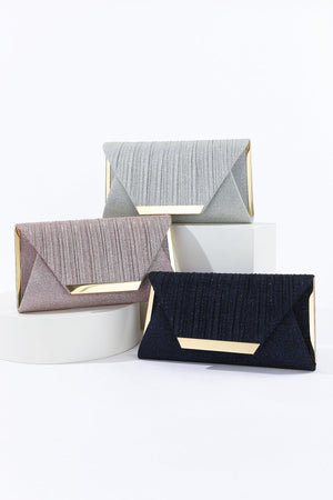 Carraig Donn Sparkly Envelope Clutch in Silver