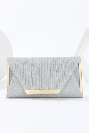 Carraig Donn Sparkly Envelope Clutch in Silver