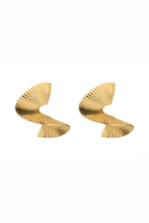Carraig Donn Spiral Gold Hoops