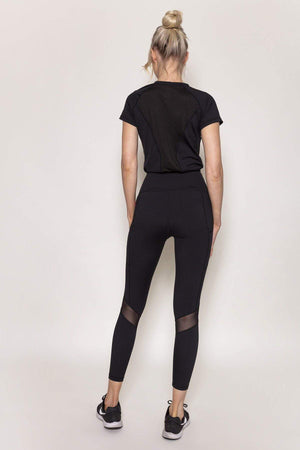 Carraig Donn Sports Leggings with Deep Side Pockets in Black
