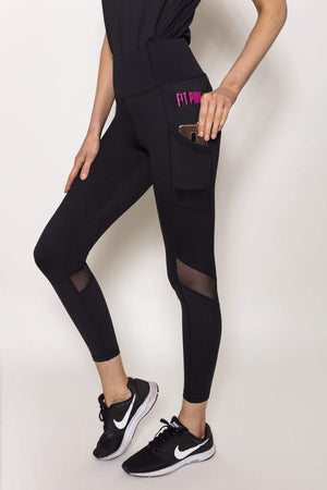 Carraig Donn Sports Leggings with Deep Side Pockets in Black