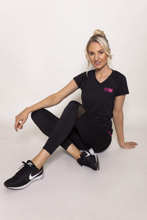 Carraig Donn Sports Leggings with Deep Side Pockets in Black